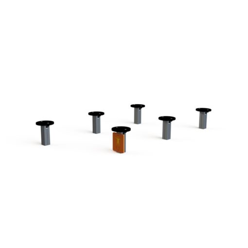 [BCM013MT-Y] Punti di equilibrio in alluminio per lo stretching