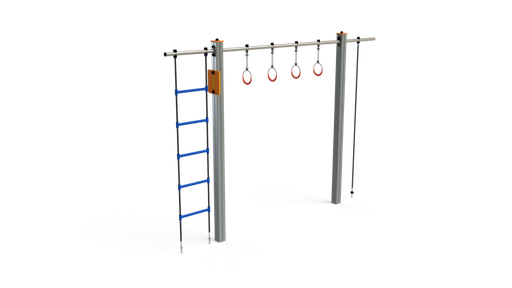 [BCM02MT-Y] Trapezio in alluminio per esercizi per le cosce e presa delle mani
