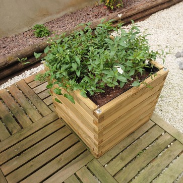 Fioriera in legno 58x58x70h.
