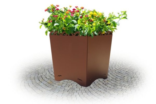 [E634] FIORIERA FLEUR TIPO CORTEN