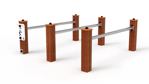 Ostacoli bassi in legno