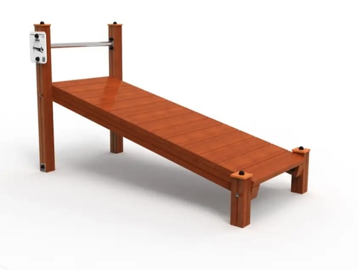 Panca addominali in legno