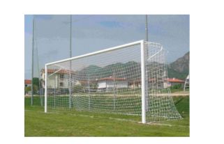 Coppia porte calcio regolamentari TRASPORTABILI 7,32X2,44